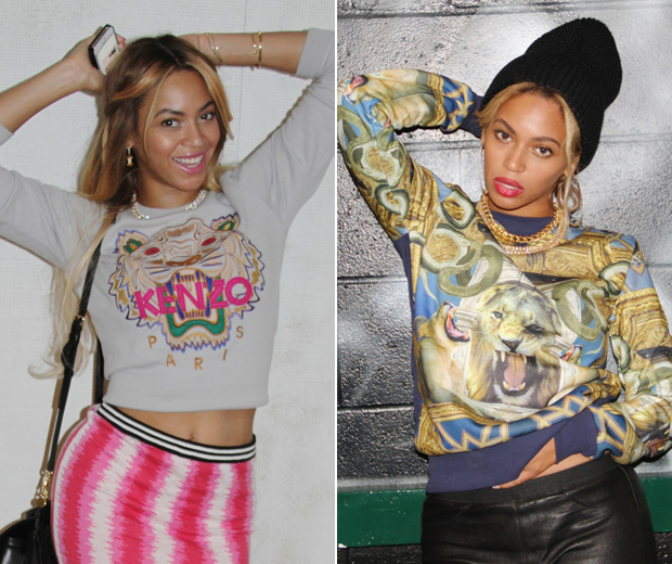 Bey's obsession with cute knitted crops isn't going anywheree...