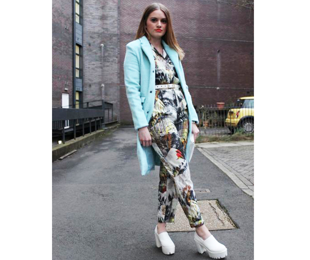 Street stylers are going crazy for the chunky white tread shoe