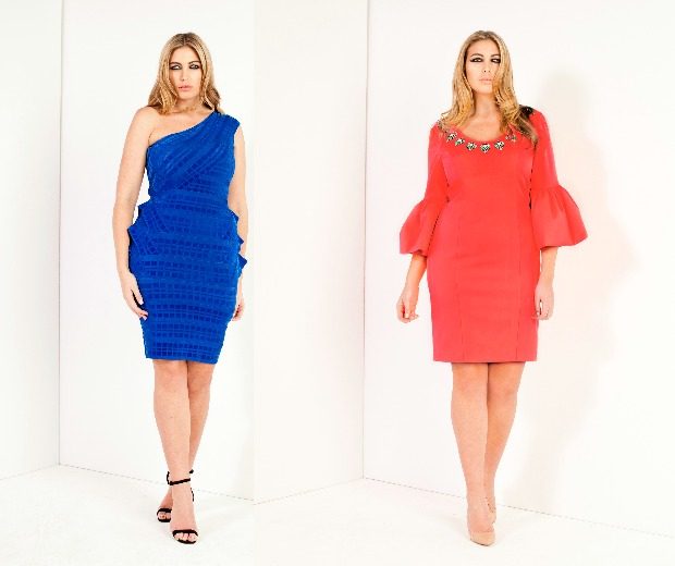 Forever Unique have extended their glossy mainline styles to sizes 16-22, including these two knockout dresses