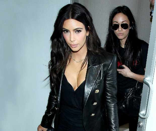 Kim names the leather jacket as her staple style saviour