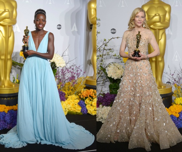 Lupita Nyong'o in Prada and Cate Blanchett in Armani Privé take our Best Dressed gongs as they wow on the red carpet at the 2014 Oscars