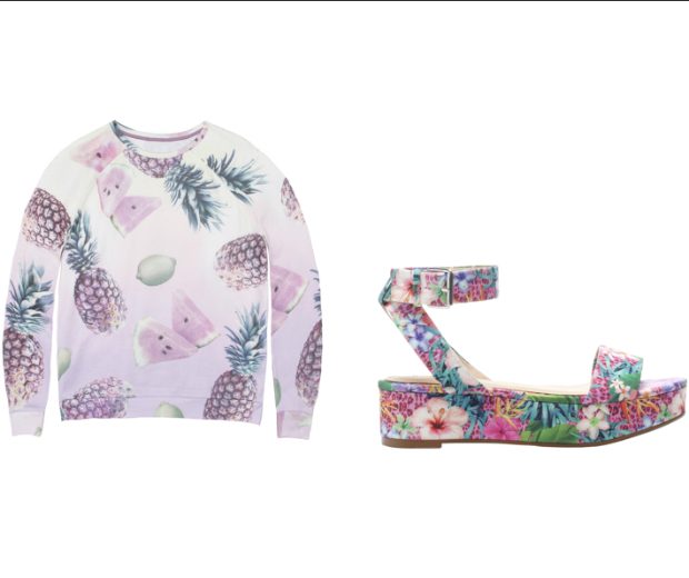 Bershka's new range is packed full of tropical prints and pretty florals