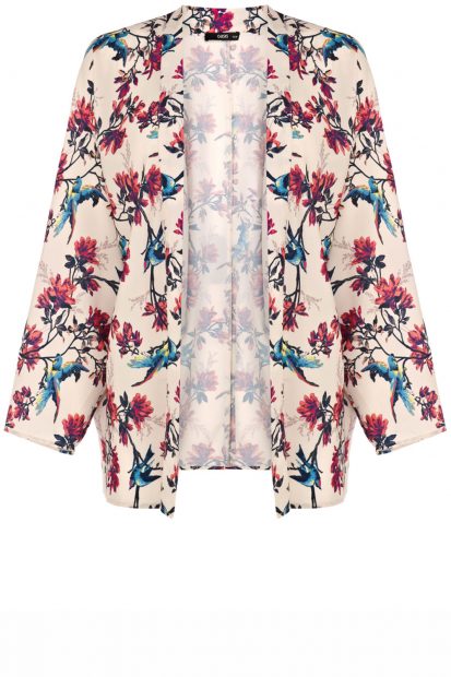 Oasis Tropical Bird Kimono, £40