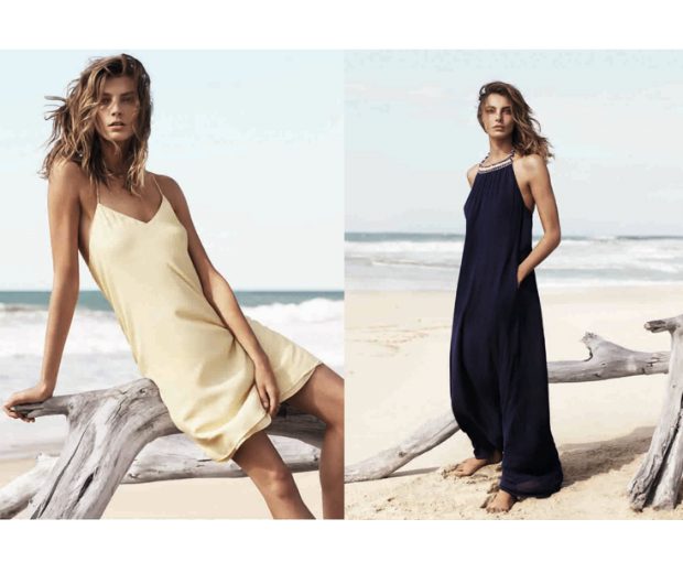 Uber-model Daria Werbowy hits the beach for Mango's high summer campaign
