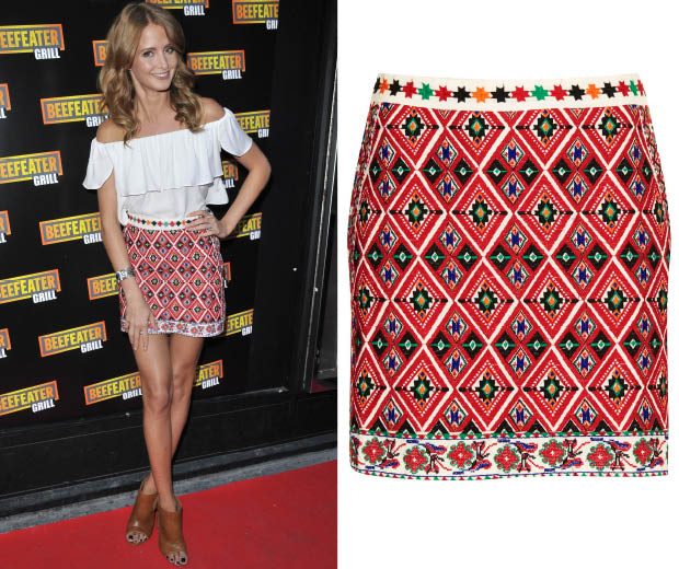 Shop Millie's Topshop skirt before it sells out