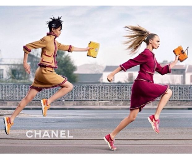Check out Cara Delevingne in the new Chanel AW14 ad