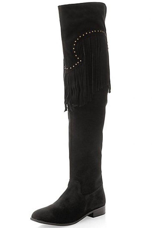 New Look Fringe Over The Knee Boots, £99.99