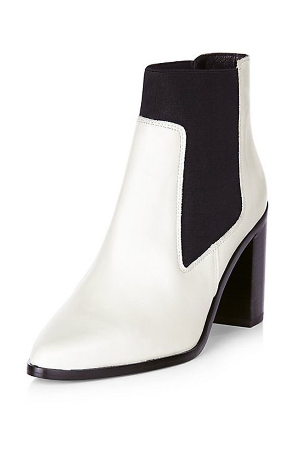New Look White Premium Pointed Chelsea Boots, £64.99