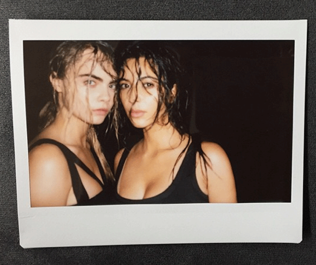 Kim Kardashian and Cara Delevingne cover shoot