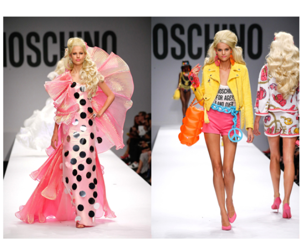 We’ll be channeling Barbie immediately thanks to Moschino’s fashion fest