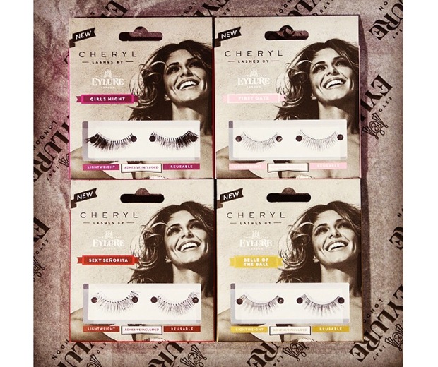 Cheryl unveils her brand new false lash range for Eyelure on Instagram, which launches today at Claires Accessories