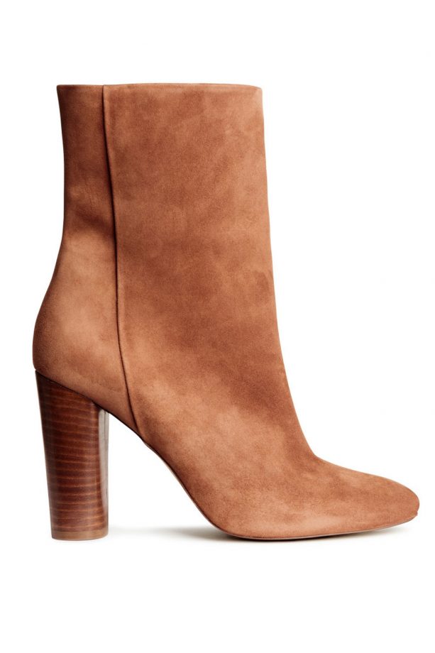 H&M Suede Calf Boots, £69.99