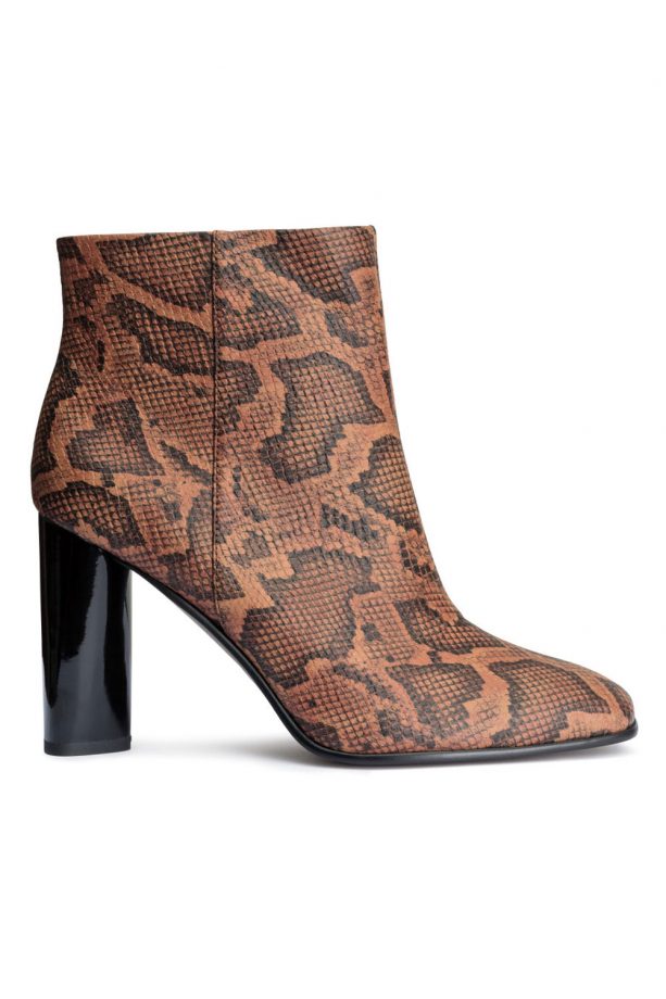 H&M Snake Skin Boots, £29.99