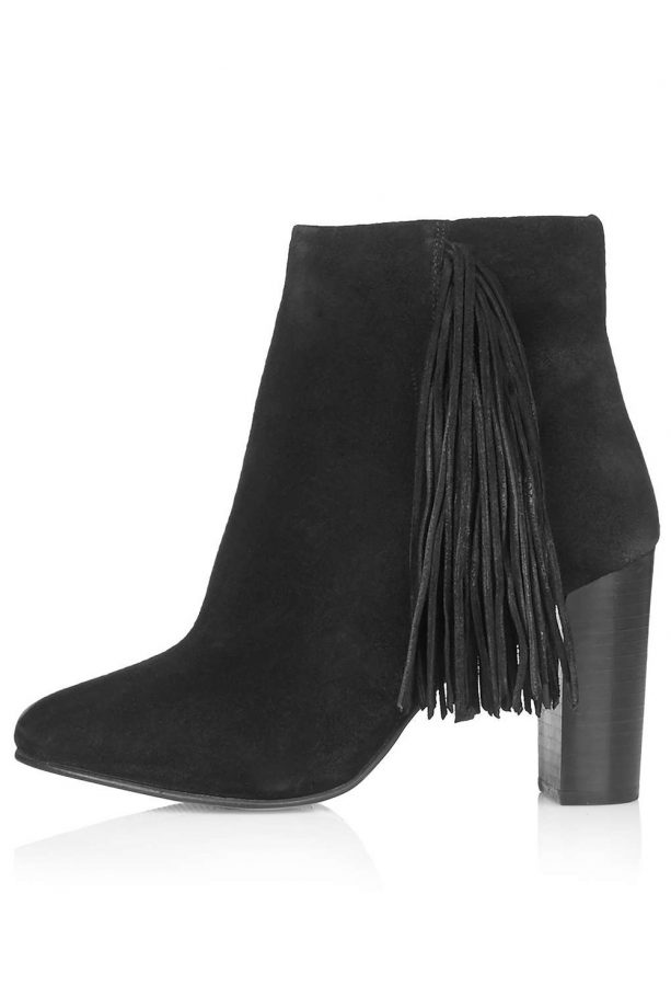 Top Shop Hijack Fringe Boots, £69.99