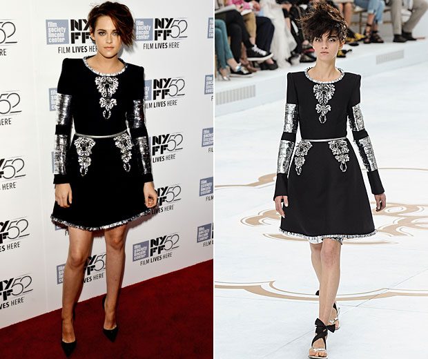 Kristen Stewart did a style 360 in a girly Chanel dress