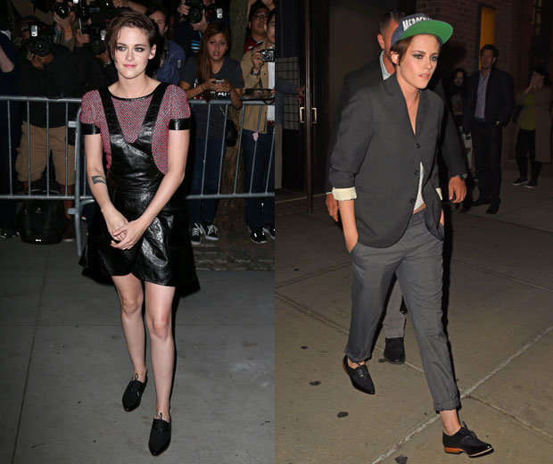 Kristen Stewart Showcases Androgynous Style Whilst Promoting New Movie Camp X-Ray In NYC