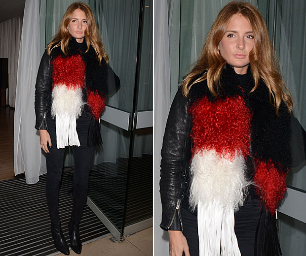 Millie Mackintosh faux fur style
