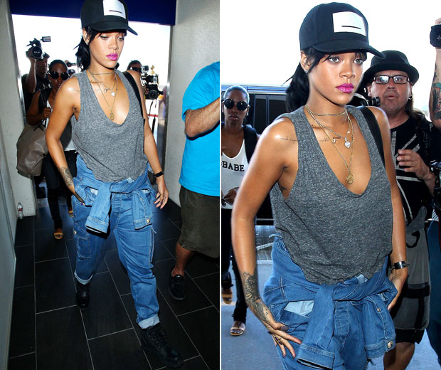 Rihanna gives us denim dressing inspiration