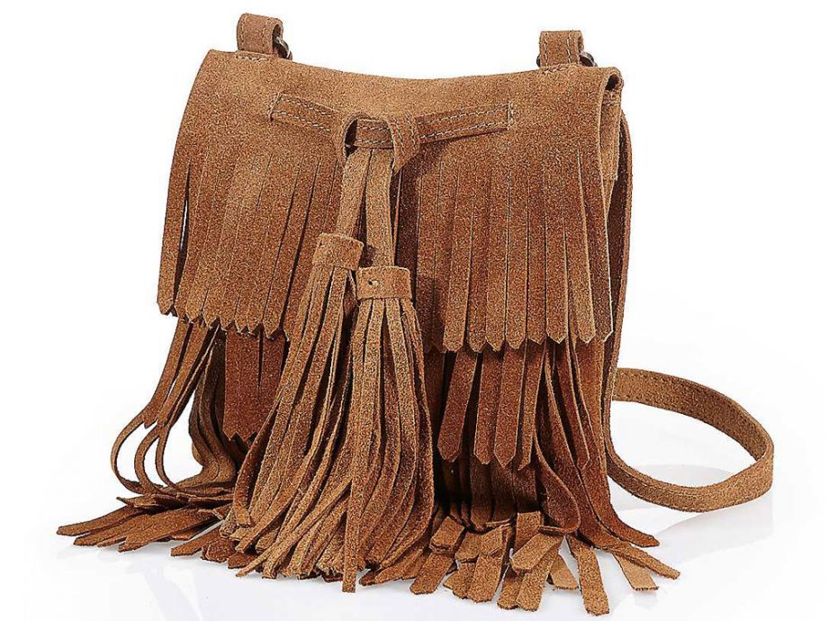 Bonprix Fringed Suede Bag, £29.99
