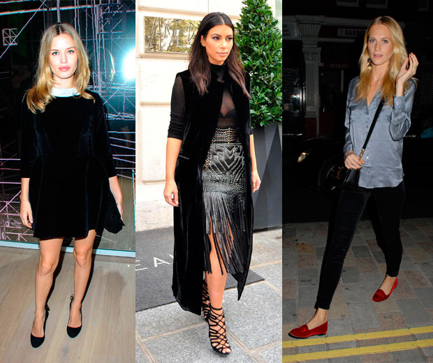 Three of our favourite celebs rock this seasons trend - velvet