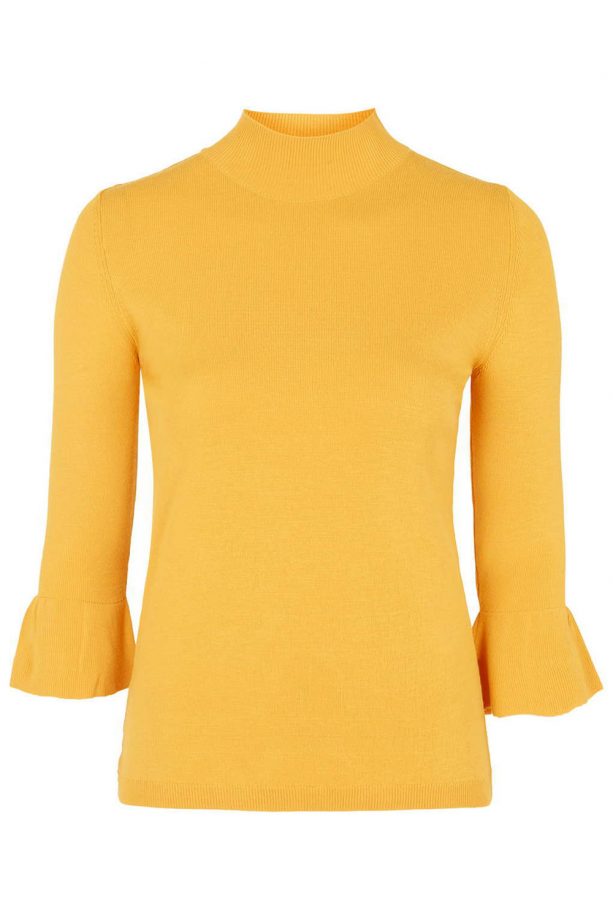 Topshop Fluted Cuff Jumper, £38