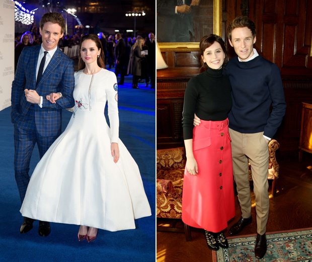 From Dior to '70s inpsired midis, Felicity is the perfect style partner for Eddie