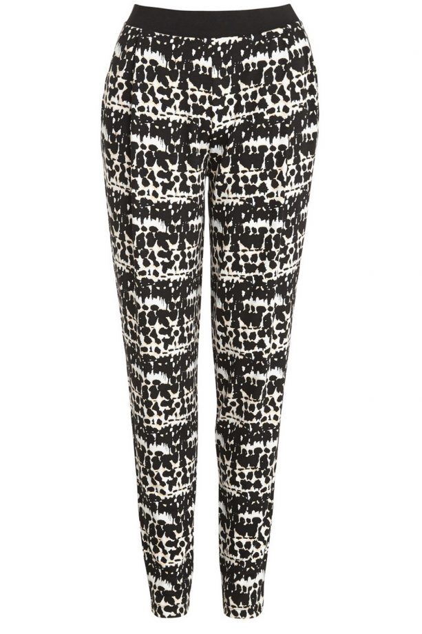 F&F Animal Print Jersey Trousers, £14