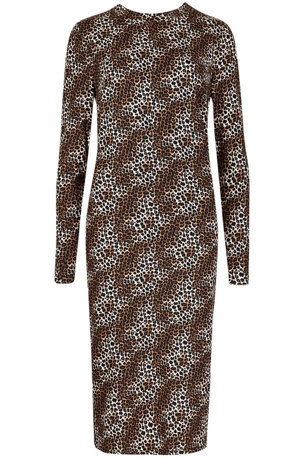 M&S Animal Print Bodycon Dress, £39.50
