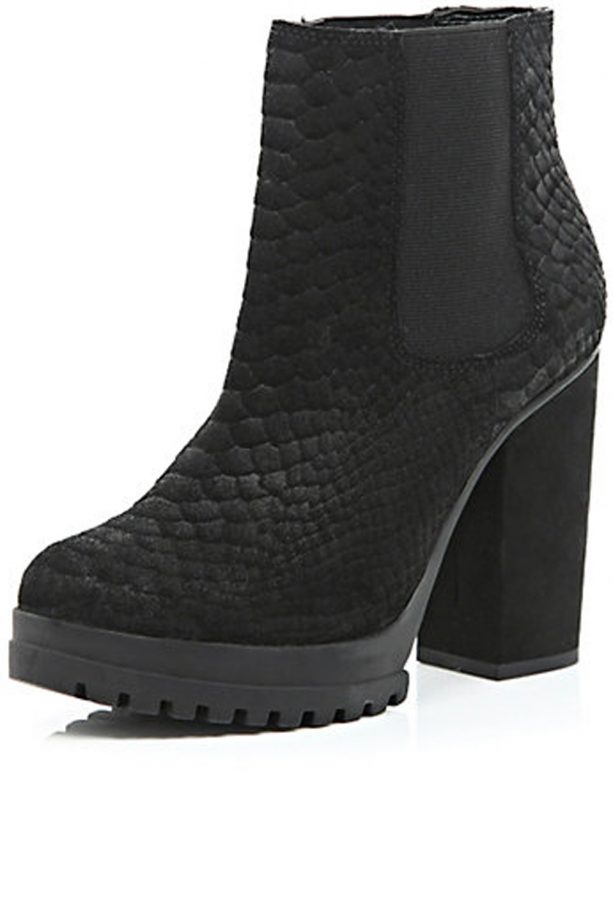 River Island Snake Print Ankle Boots, £55