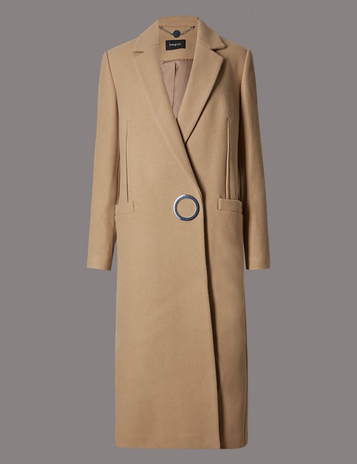 Oversized Camel Coat, £199, M&S