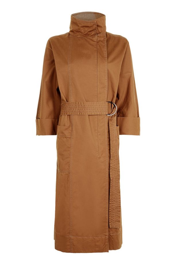 Funnel Neck Coat, £89, Topshop
