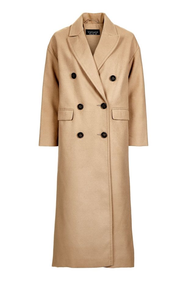 Double Breasted Coat, £75, Topshop