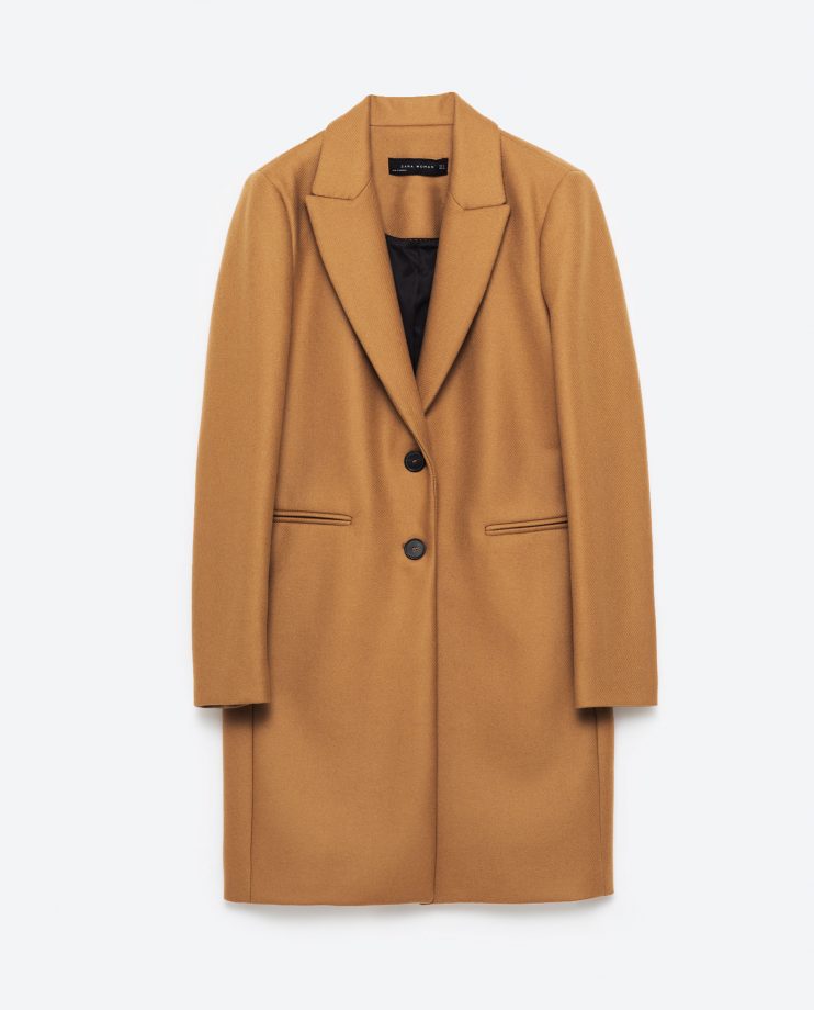 Oversized Camel Coat, £99.99, Zara