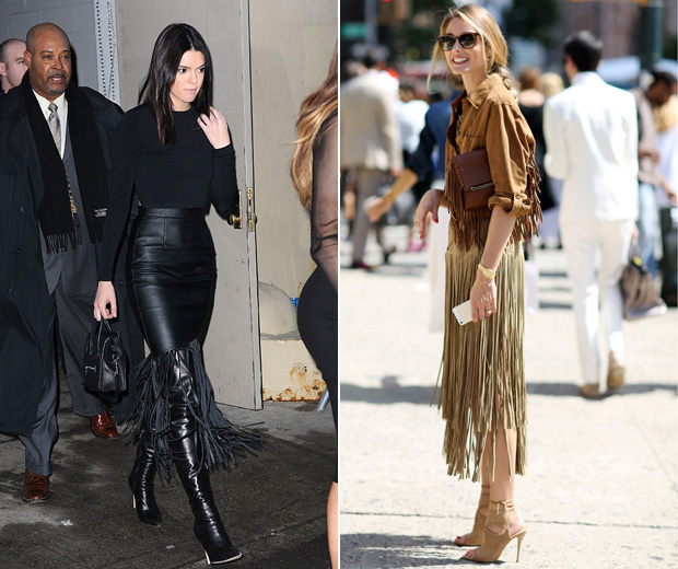 Kendall and Olivia show us how to nail the fringed skirt