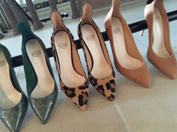 Victoria Beckham can't get enough of leopard print when it comes to her designer shoe stash