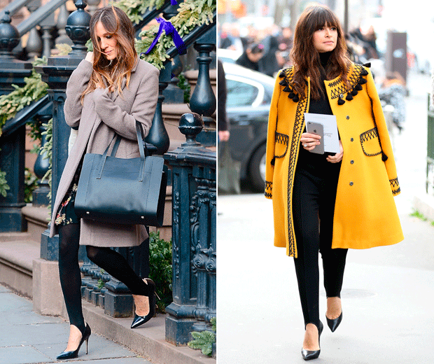 Stirrup leggings just made an unlikely fashion comeback thanks to fashionistas Sarah Jessica Parker and Miroslava Duma