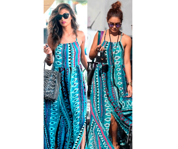 Nicole Scherzinger and Vanessa Hudgens in Aussie label Somedays Lovin, which lands in Topshop this week