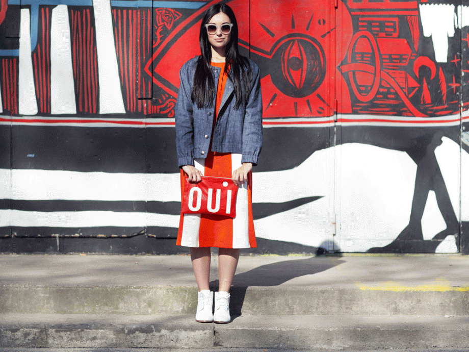 The classic bomber gets a spring makeover....