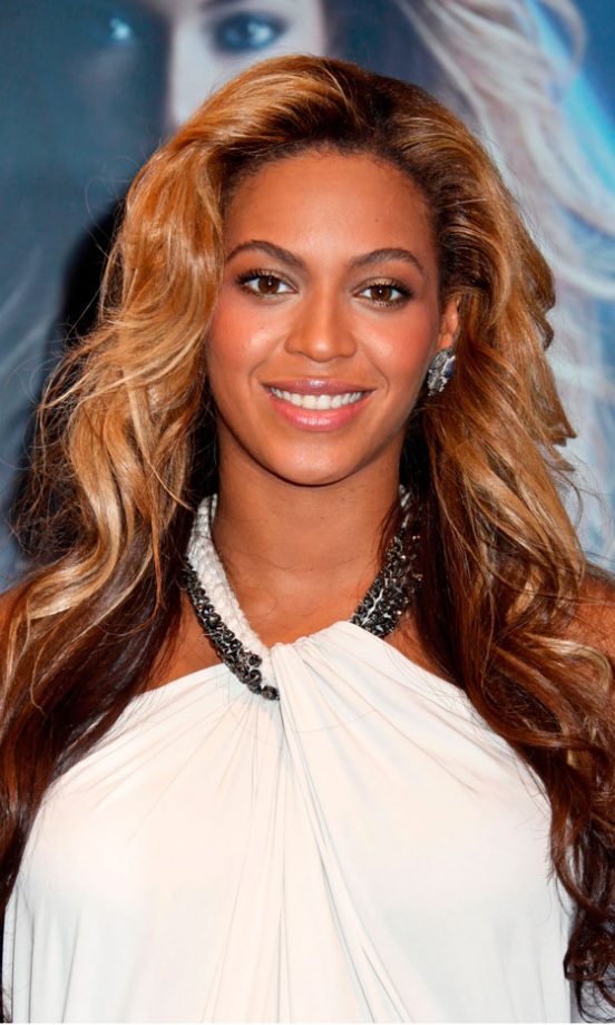 Beyonce Knowles With Dip Dye Hair, 2012