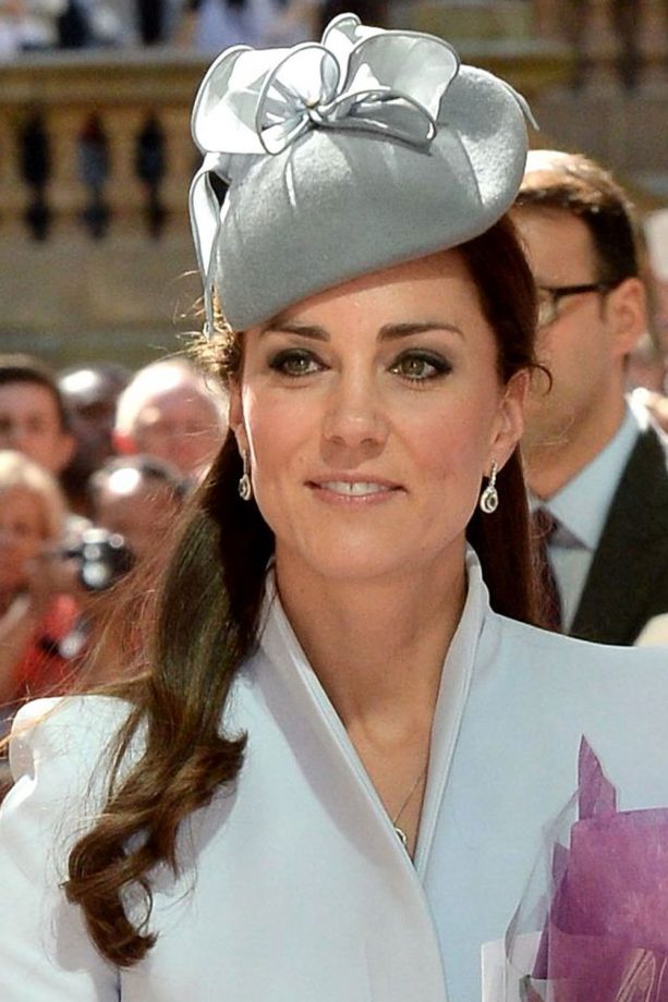 Kate Middleton Accessorises For The Easter Service At St Andrews Cathedral In Sydney, 2014