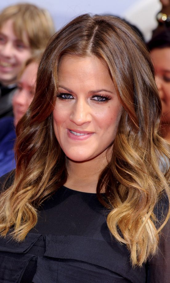 Caroline Flack With Dip Dye Hair, 2011