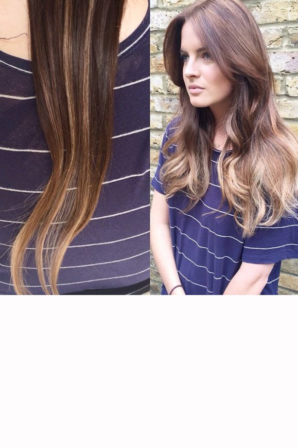 MIC's Binky Felstead Shows Off Her Gorgeous New Dip-Dye Extensions From Easilocks, 2015