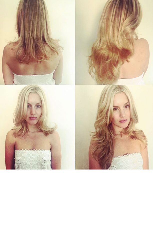 Caggie Dunlop Lengthens Her 'Do With Extensions, 2015