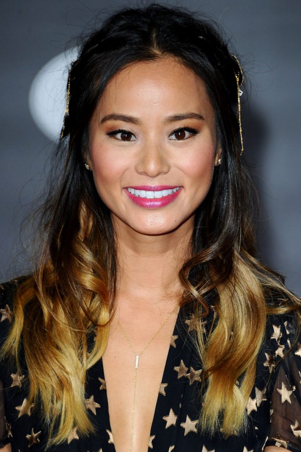 Jamie Chung Wows With Dip Dye Hair At The 'Big Hero 6' LA Premiere, 2014