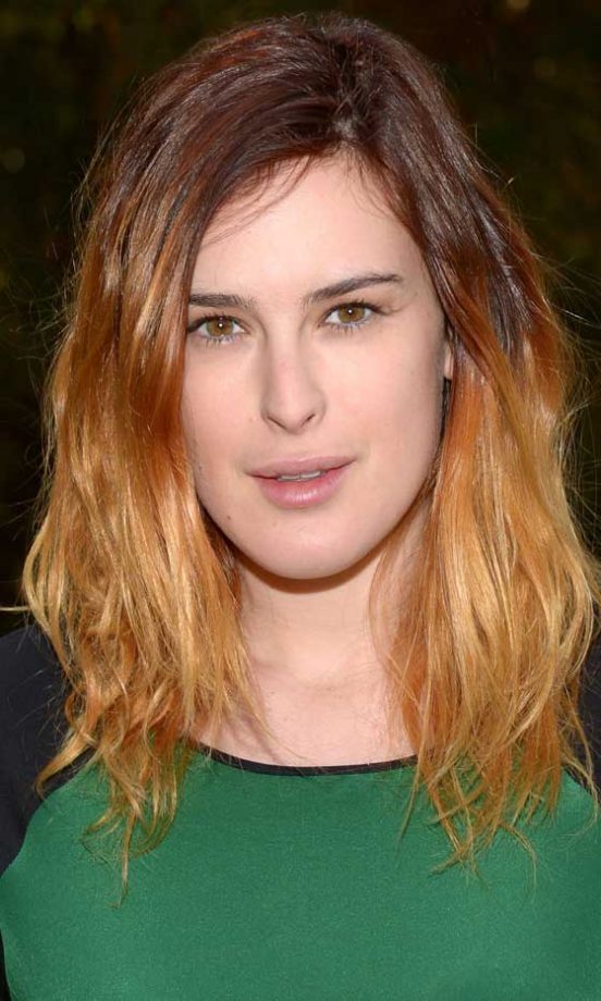 Rumer Willis Adds Warmth To Her Dip Dye Hair With A Strawberry Blonde Shade, 2013