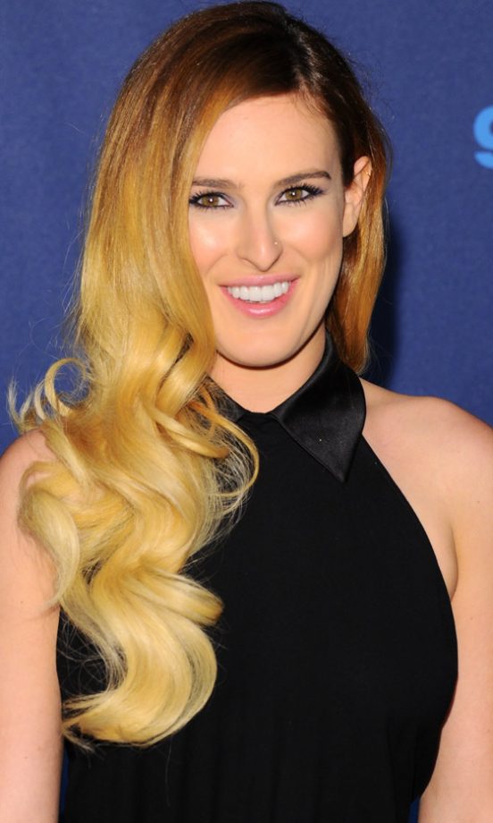 Rumer Willis Showed off Her Dip Dye Hair At The GLAAD Media Awards, 2013
