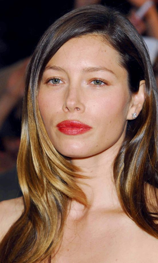 Jessica Biel With Dip Dye Hair, 2010