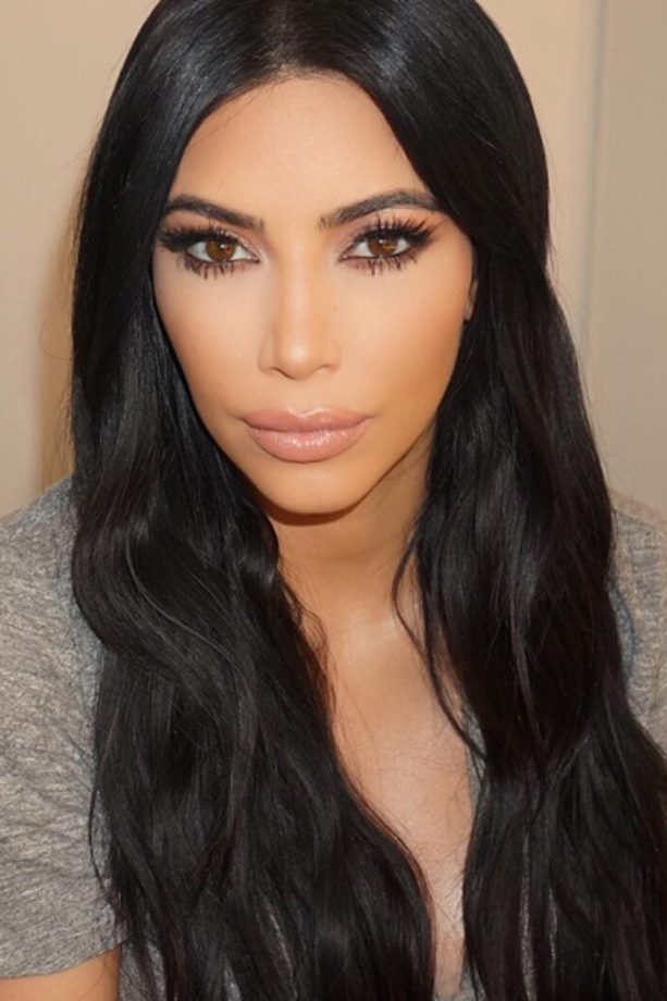 Kim Kardashian Works Impossibly Long, Thick Mermaid Locks, 2015