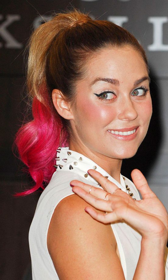 Lauren Conrad With Dip Dye Hair, 2012