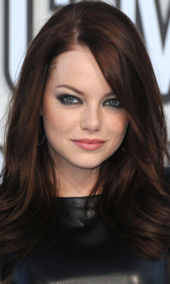 Long Haircut: Emma Stone's Sweeping Long Hairstyle, 2010